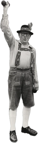 Milt Mason, the Pennant Chase mascot